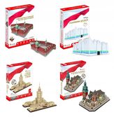 CUBIC FUN PUZZLE 3D Katedra Wawel Zamek Królewski Pałac Kultury F. Szczecin