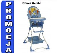 BERTONI BRAVO BLUE DOLPHINS KRZESELKO DO KARMIENI