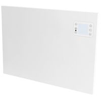 GRZEJNIK ELEKTRYCZNY ŚCIENNY BIAŁY 800W TERMOSTAT PILOT