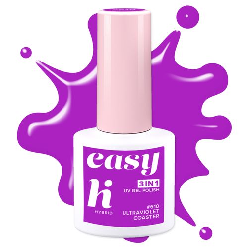 HI HYBRID EASY 3w1 Lakier hybrydowy #610 Ultraviolet Coaster 5ml na Arena.pl