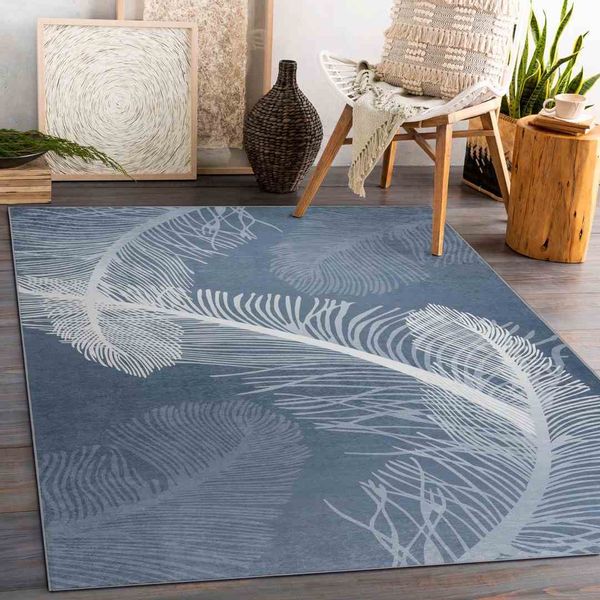 RUG/LU/ARLEN/FEATHERS/BLUE/120x170 zdjęcie 4