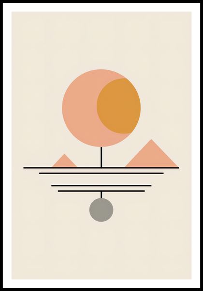 Plakat 61x90,5cm Geometryczna Utopia zdjęcie 3