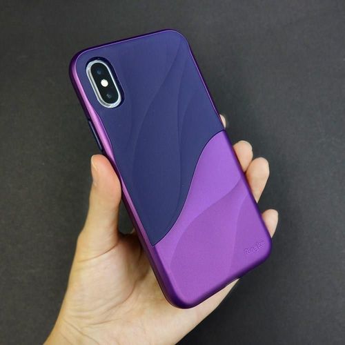 Etui Ringke Wave iPhone XS/X Metallic Purple na Arena.pl