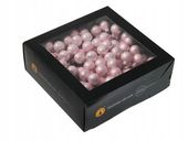 Bombki szklane drucik pink baby różowe 2 cm/ 144szt