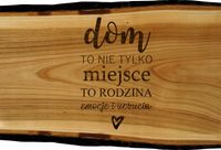 Deska z grawerem PREZENT na NOWY DOM osiedliny HIT