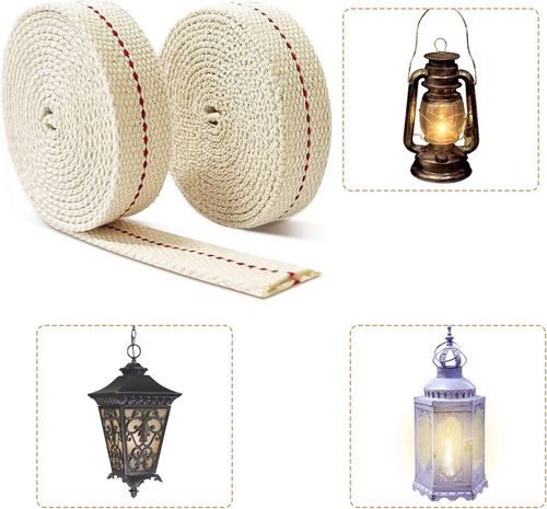 Knot do lampy naftowej bawełniany płaski 2m 2szt na Arena.pl