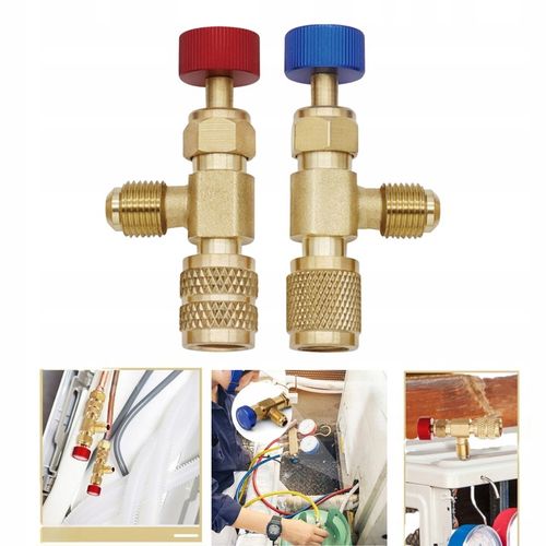 Zestaw zaworów napełniających R32 R410a R600 R134a na Arena.pl