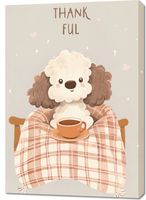 Obraz 70x100cm Wzory dla Dzieci, Dziewczynki i Chłopca - Kocyk