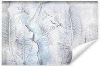 Fototapeta Do Salonu LIŚCIE Beton Abstrakcja Ptaki Żurawie 270cm x 180cm