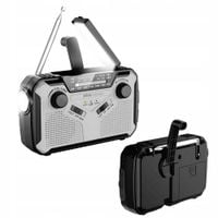Radio FM SURVIVALOWE outdoorowe DYNAMO latarka SOLARNE syrena SOS
