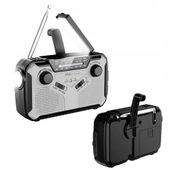 Radio FM SURVIVALOWE outdoorowe DYNAMO latarka SOLARNE syrena SOS