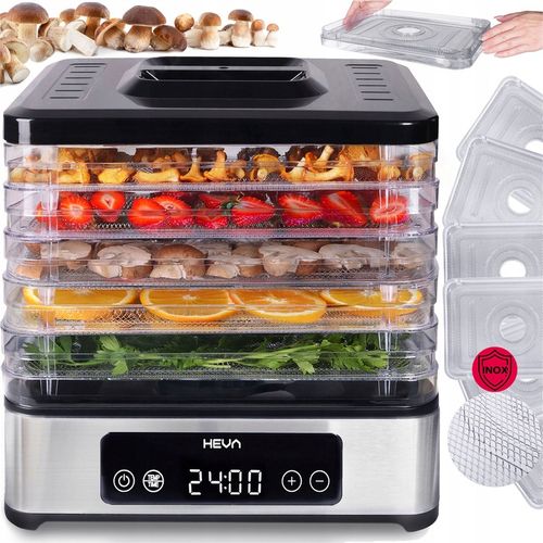 Suszarka do grzybów owoców ATEST PZH stalowe sita HEVA duża aż na Arena.pl