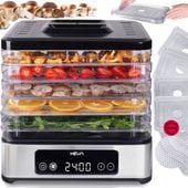 Suszarka do grzybów owoców ATEST PZH stalowe sita HEVA duża aż