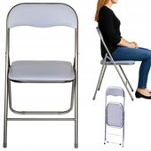 KRZESŁO KRZESEŁKO SKŁADANE ROZKŁADANE OGRODOWE CATERINGOWE BIUROWE