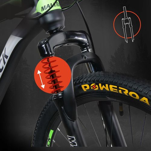 ROWER GÓRSKI MTB 26" SHIMANO 18 BIEGÓW HAMULCE TARCZOWE STALOWA RAMA 18,5" na Arena.pl