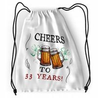 Plecak Urodziny 33 33Cie Sportowy Szkolny Worek Z Nadrukiem Ze Zdjęciem