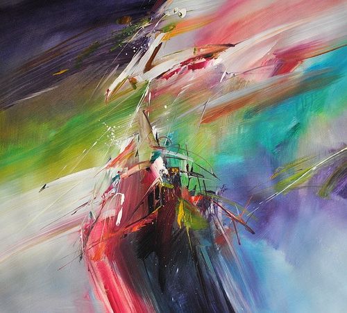 Duża abstrakcja (90x120cm) na Arena.pl