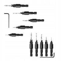 Zestaw wierteł do konfirmatów 5 elementów sztuk 5-12 mm KD10796