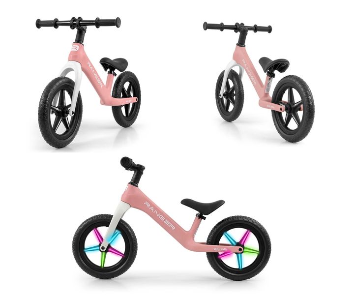 MILLY MALLY 5706 Rowerek biegowy RANGER flash pink zdjęcie 6