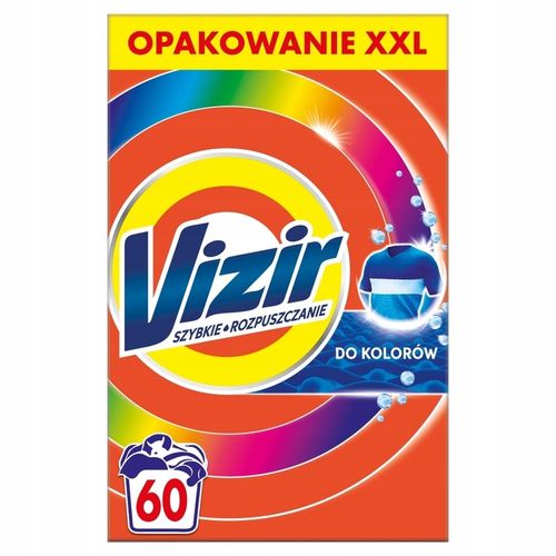 Vizir Color Proszek do prania kolorowych tkanin, 60 prań do koloru na Arena.pl