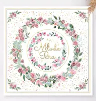 Karnet Kwadratowy Ślubny, Gipsówka