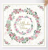 Karnet Kwadratowy Ślubny, Gipsówka