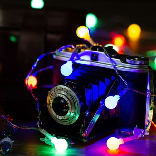 Lampki 200LED kolorowe kulki z programatorem na Arena.pl