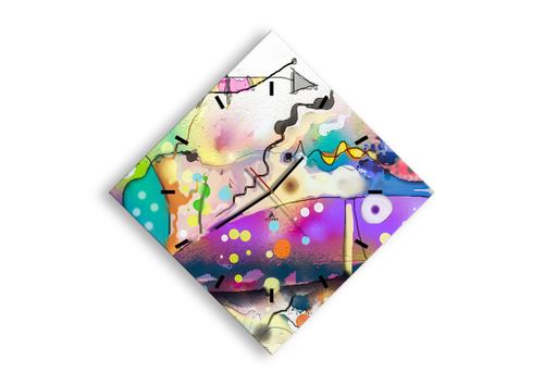 Zegar Ścienny - Ryby Pastele  - 50X50 Cm - C3Ad50X50-4096 na Arena.pl