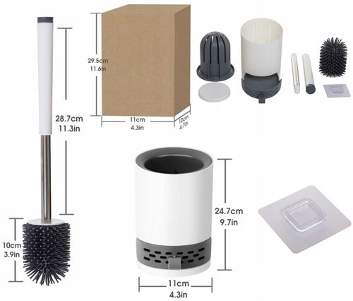 SZCZOTKA SILIKONOWA DO WC WALEC NR:5945 na Arena.pl