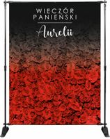 TŁO ścianka FOTO wieczór panieński CZERWONE RÓŻE