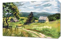 Obraz 60x40cm Bujna Wieś