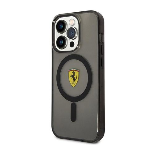 Ferrari Translucent MagSafe - Etui iPhone 14 Pro (Czarny) na Arena.pl