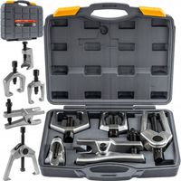 ŚCIĄGACZE DO SWORZNI I KOŃCÓWEK DRĄŻKA 5 EL ZESTAW DO DEMONTAŻU WALIZKA