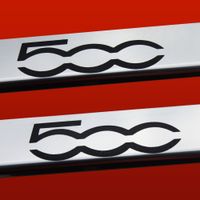 Listwa progowa FIAT 500  500 GUCCI Stal nierdzewna 304 połysk 2szt