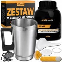 Zestaw do regeneracji reflektorów Renowacja Czajniczek krążki ścierne