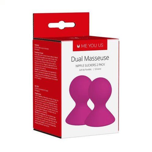 Pompka- Me You Us Dual Masseuse Silicone Nipple Suckers 2 Pack Purple na Arena.pl