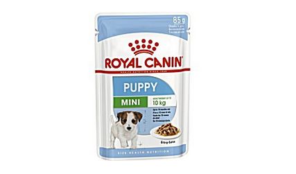 12 x Royal Canin Mini Puppy dla szczeniąt / KAWAŁKI W SOSIE 85g na Arena.pl