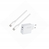 Szybka ładowarka 45W z kablem 1m 2 wejścia do Samsung Galaxy S21 Ultra 5G