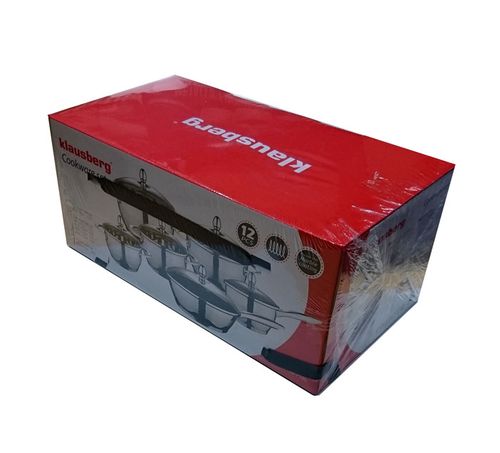 Garnki KLAUSBERG Elegance Silver 12-ele [KB-7180] na Arena.pl