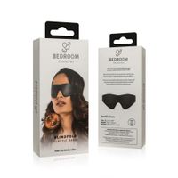Bedroom Fantasies - Faux Leather Blindfold Black