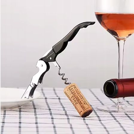 KORKOCIĄG 3 W 1 DO WINA STALOWY Z OTWIERACZEM DO BUTELEK OTWIERACZ I NOŻYK na Arena.pl