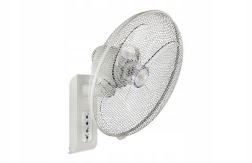 Wentylator ścienny 44 cm OSCYLACJA 3 tryby PILOT regulacja 54 W na Arena.pl