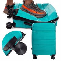 WALIZKA ŚREDNIA XL NIEZNISZCZALNA RGL PODWÓJNE KÓŁKA POLIPROPYLEN BAGAŻ