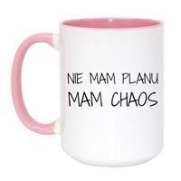 Duży Biało-Różowy 450 ml