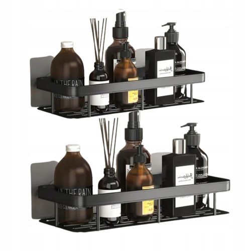 2 SZT PÓŁKA WISZĄCA SAMOPRZYLEPNA LOFT ŚCIENNA ŁAZIENKOWA POD PRYSZNIC na Arena.pl