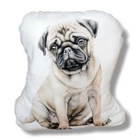 Poduszka piesek przytulanka maskotka z psem pluszowy pies mops