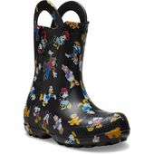 Crocs Dziecięce Lekkie Kalosze Gumowce Handlle Mickey Friends Boot 24-25