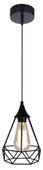 Graf zwis 1x60W E27 czarny