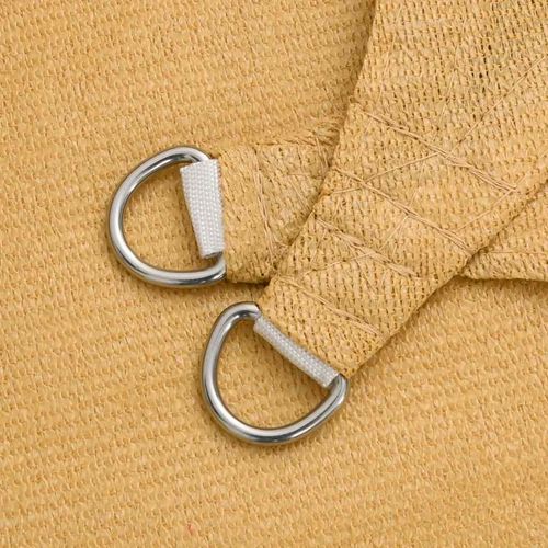 Żagiel przeciwsłoneczny, 160 g/m², piaskowy, 2,5x2,5 m, HDPE na Arena.pl