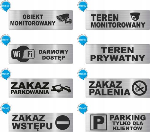 Tabliczka tablica laminat twój napis PARKING DLA KLIENTÓW grawer na Arena.pl